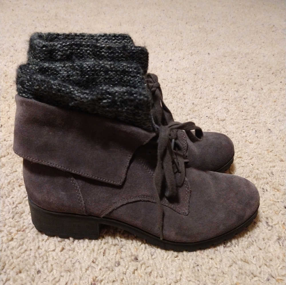 Lucky brand gray boots